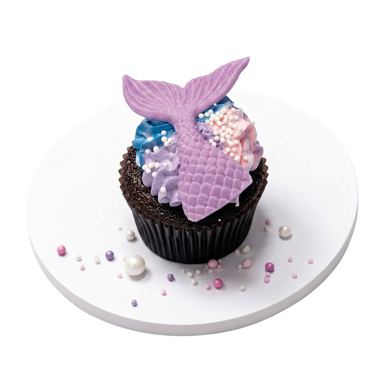 Mermaid Tail Cupcakes