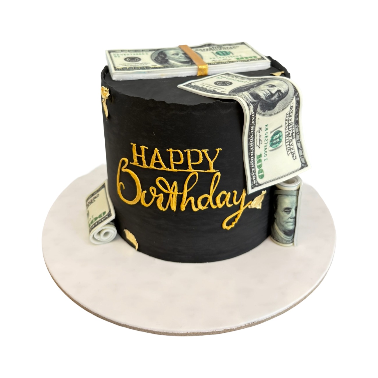 Midnight Cash Stack Cake