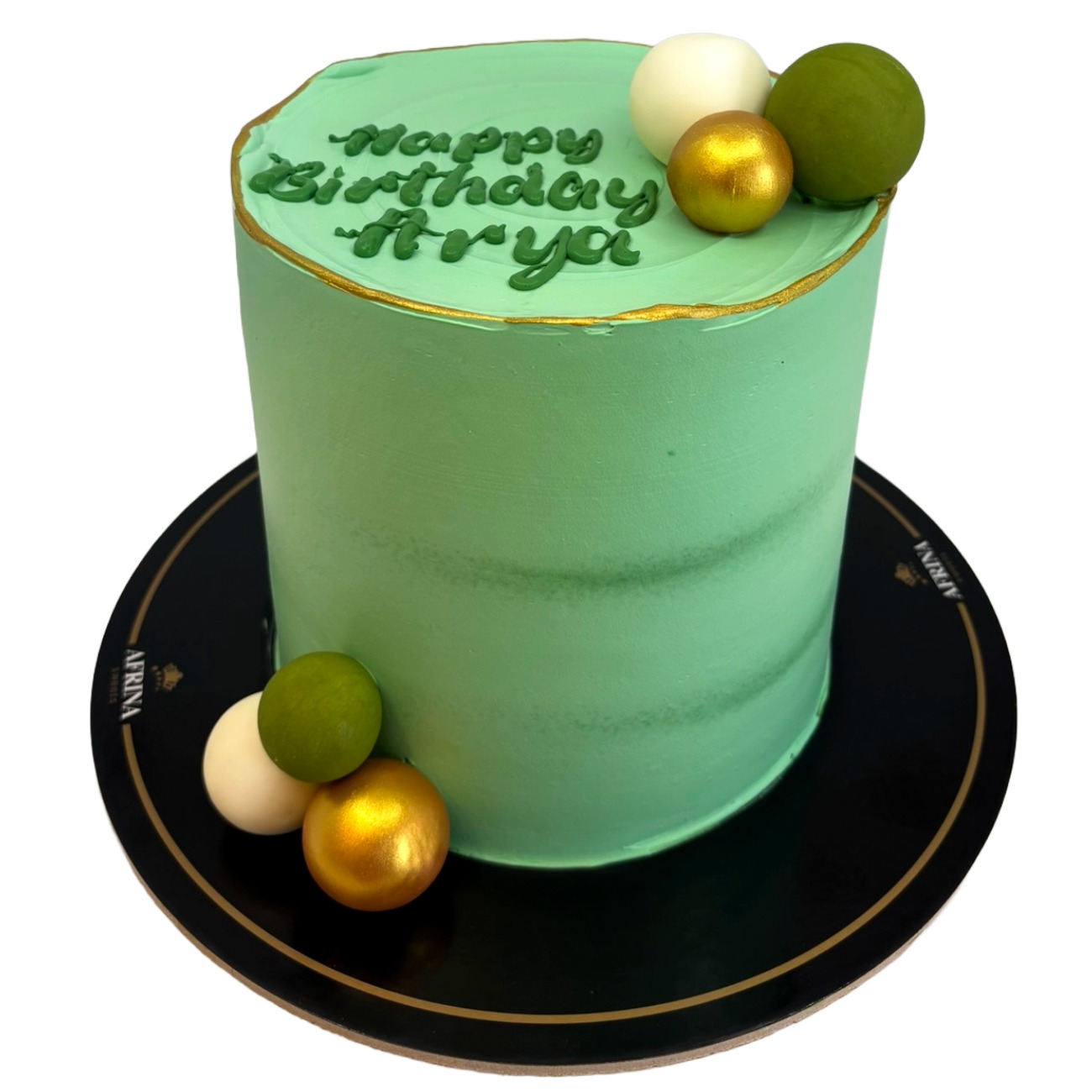 Mint Harmony Birthday Cake