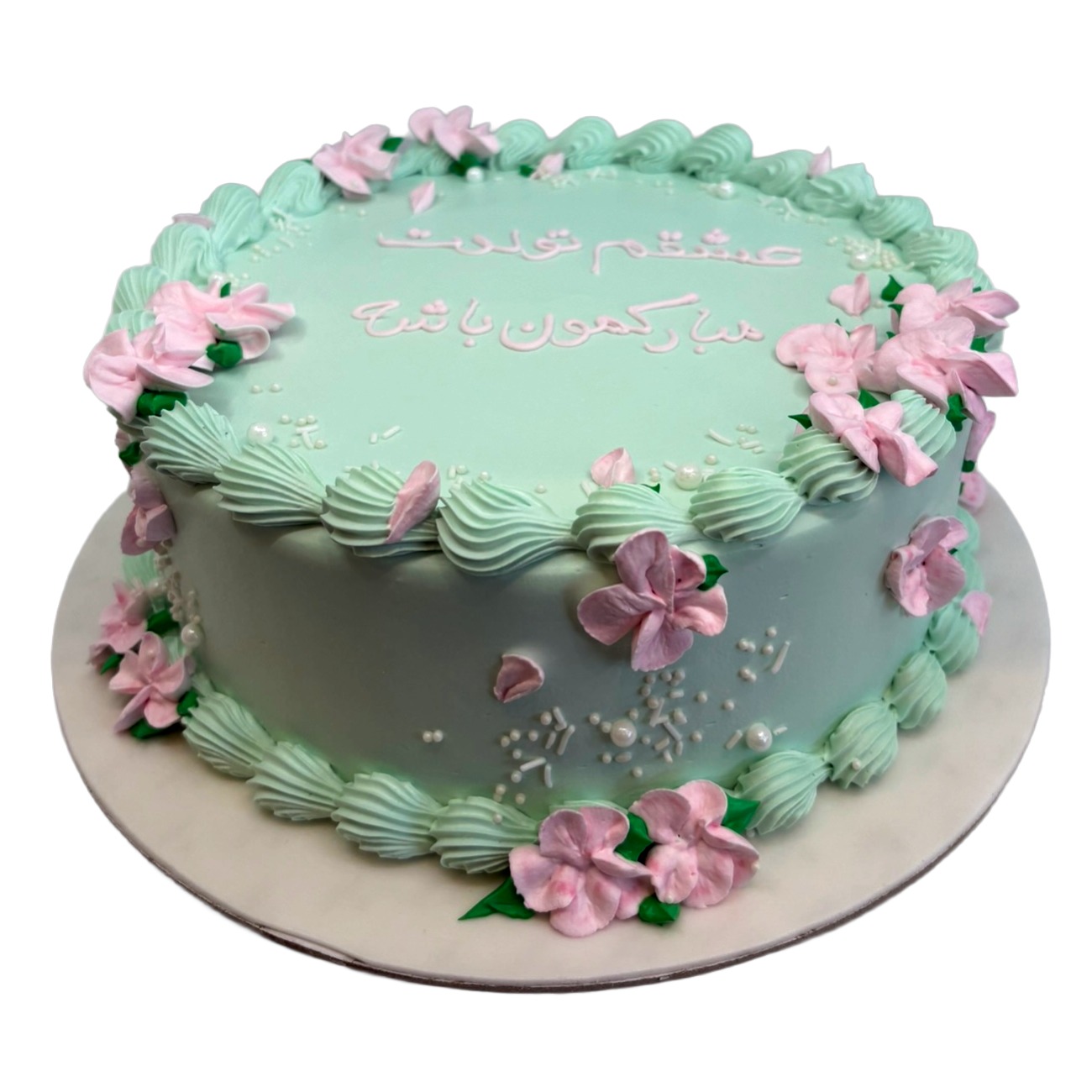 Mint & Meadow Blossom Cake