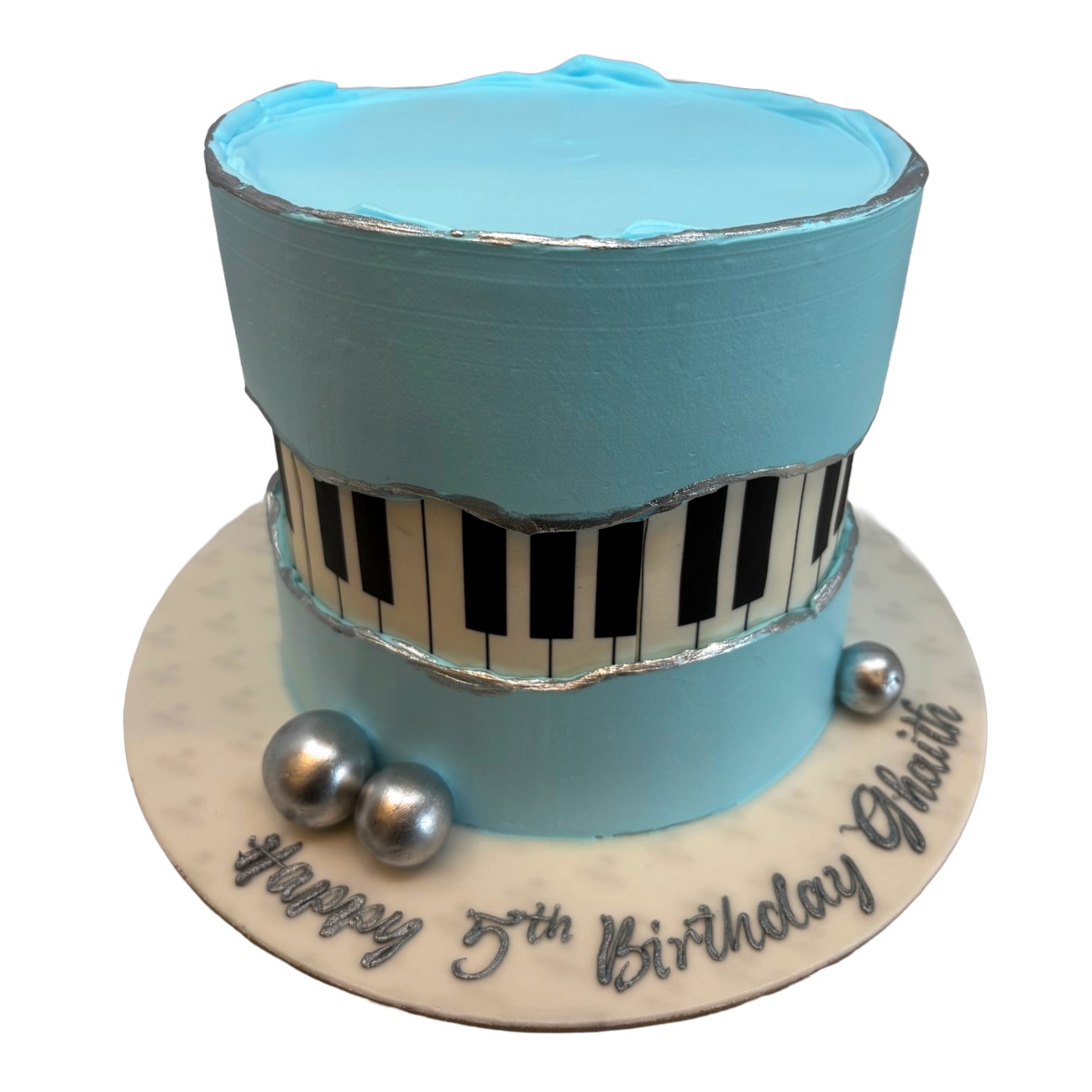 Modern Melodic Piano Cake