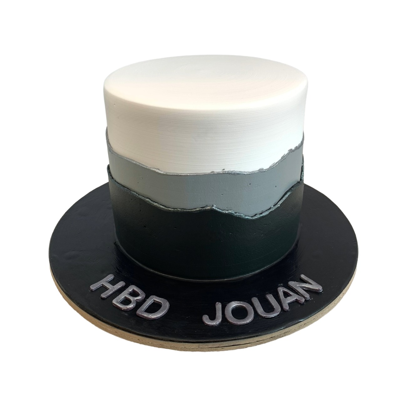 Modern Trio Ombre Cake
