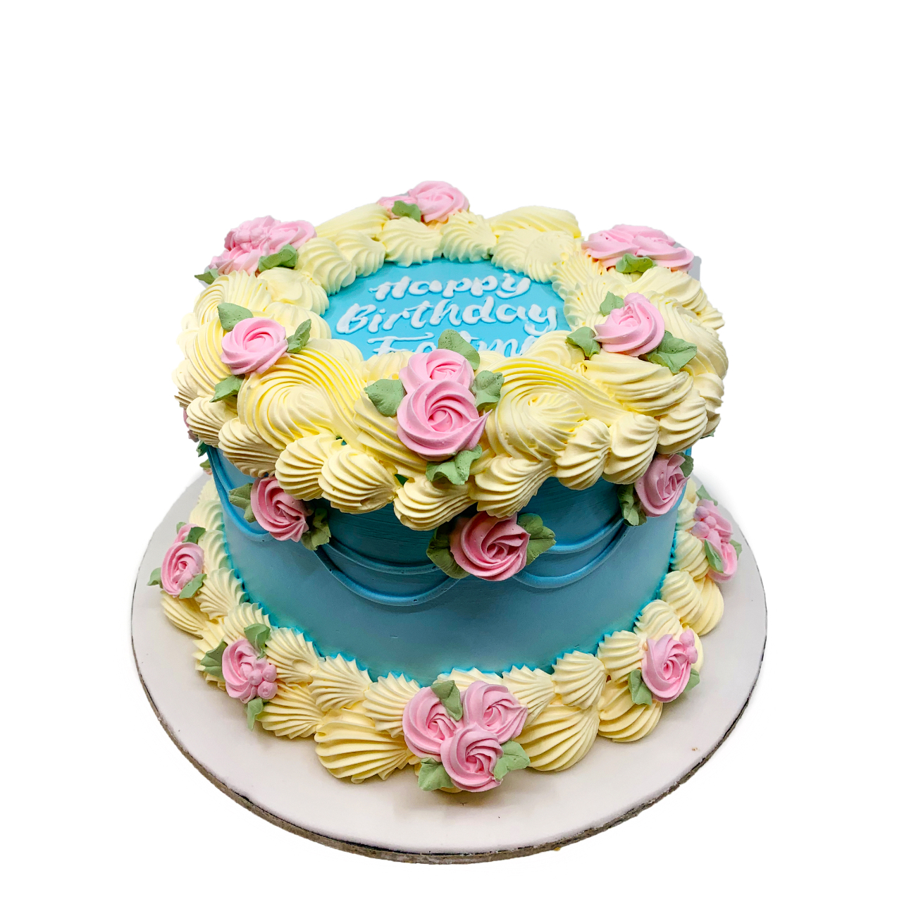 Pastel Garden Medley Cake