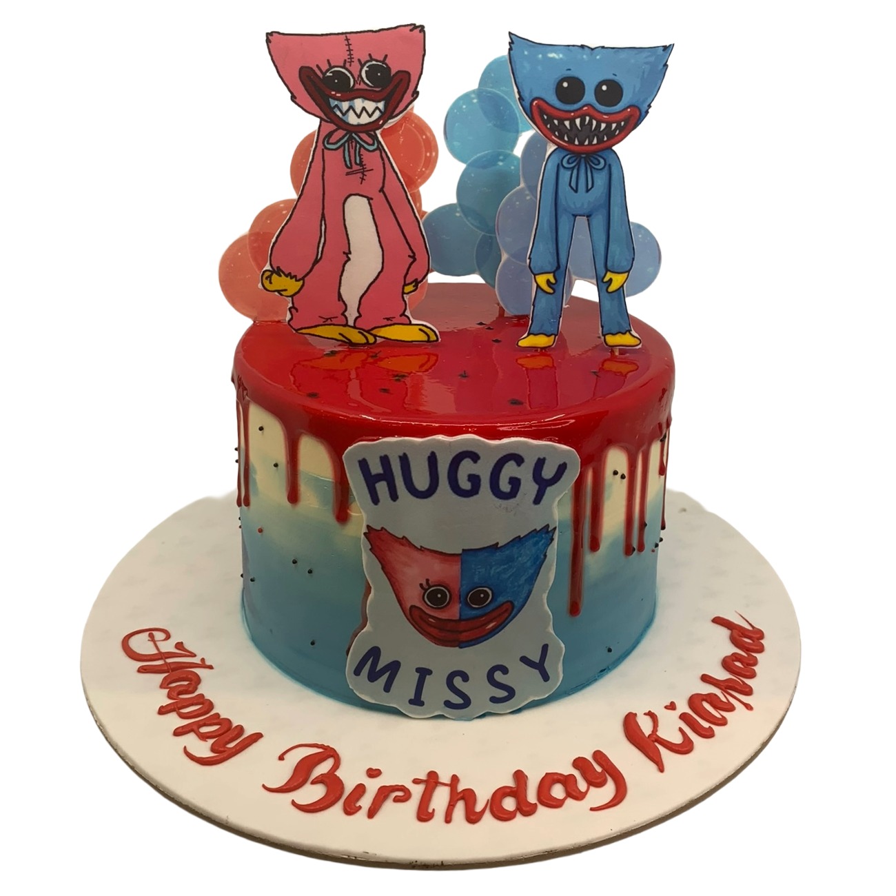 Poppy Playtime Huggy Wuggy Drip Cake