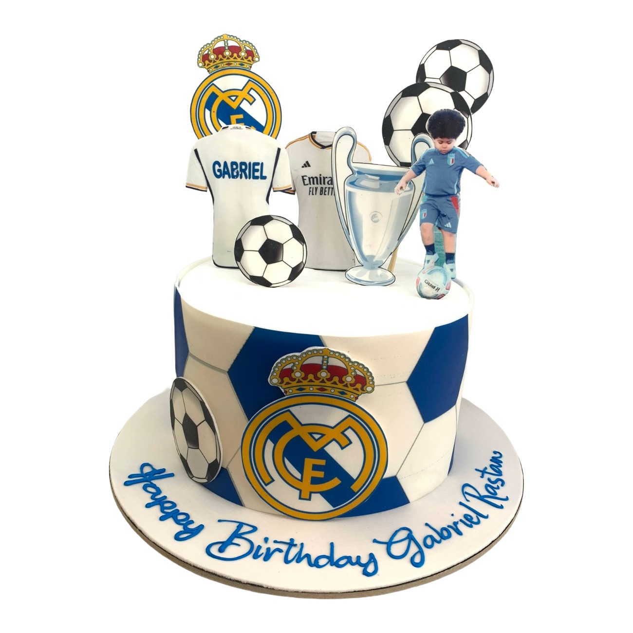 Real Madrid Champions Birthday Cake