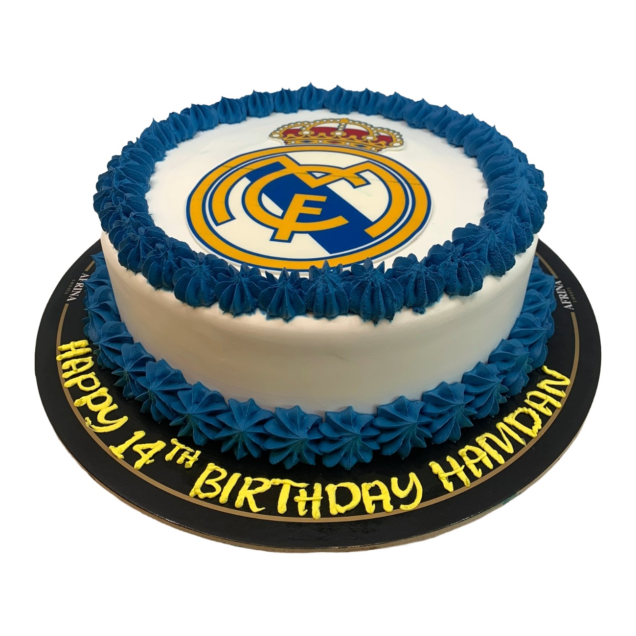 Real Madrid Single Tier Cake