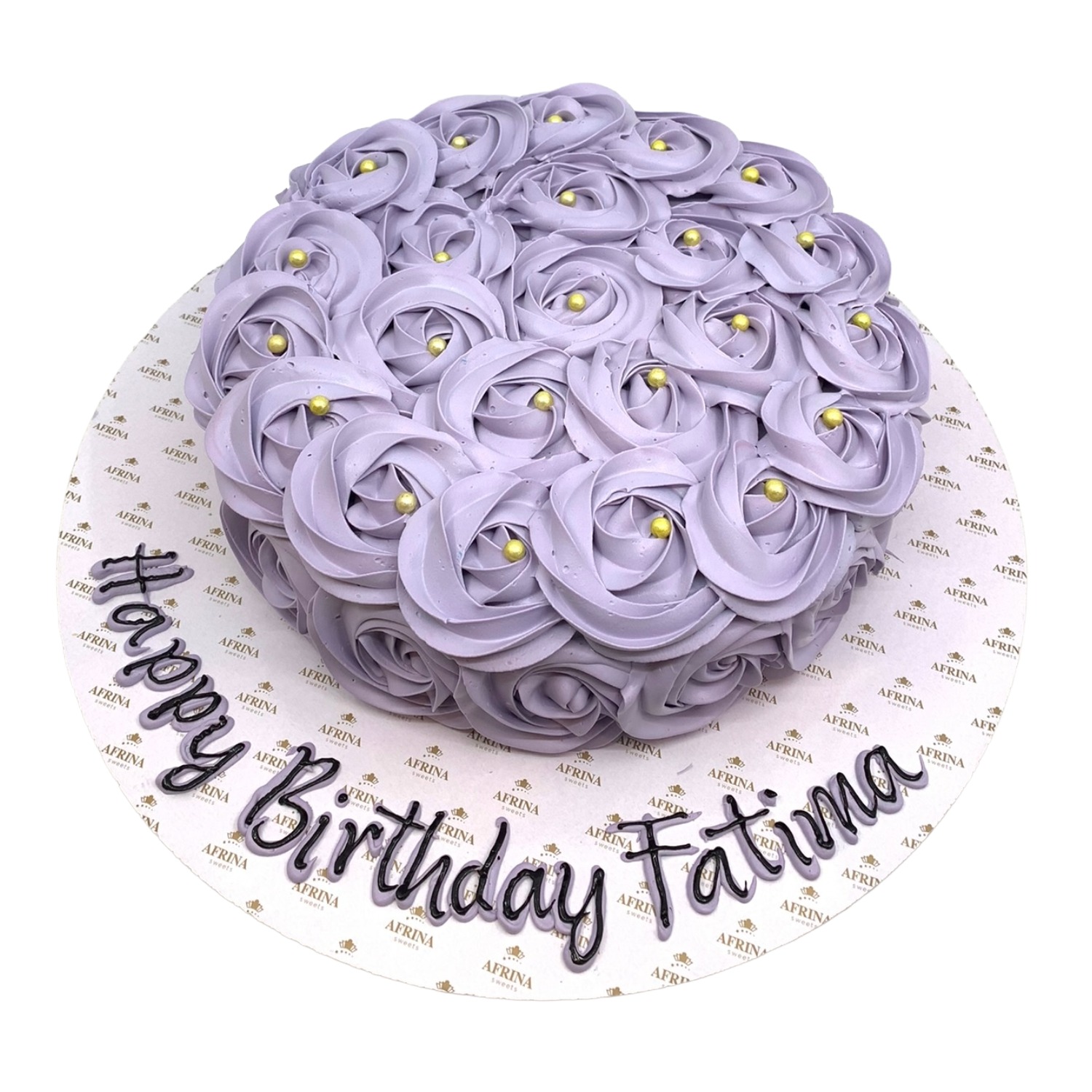 Royal Lilac Rosette Cake