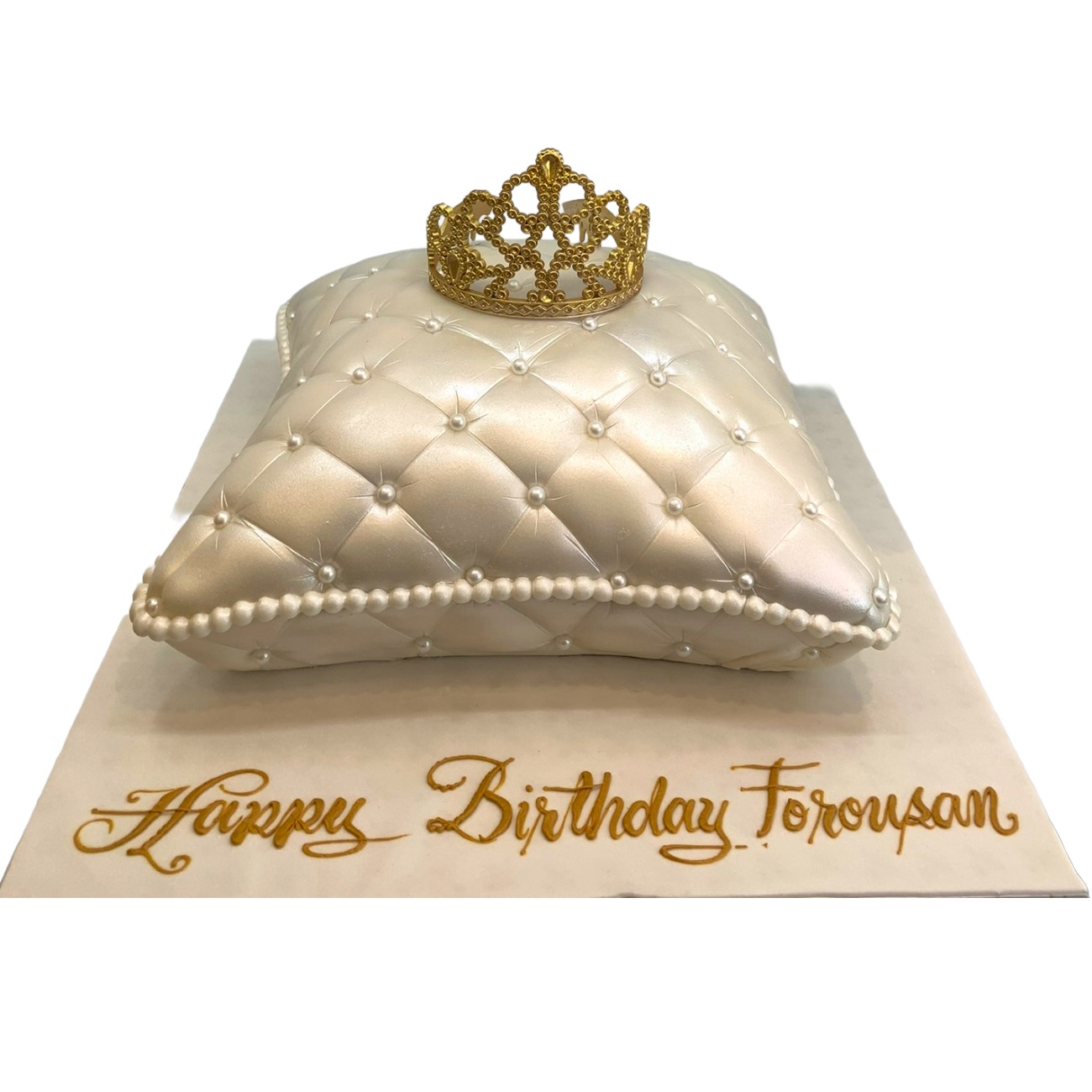 Royal Tufted Pillow Cake