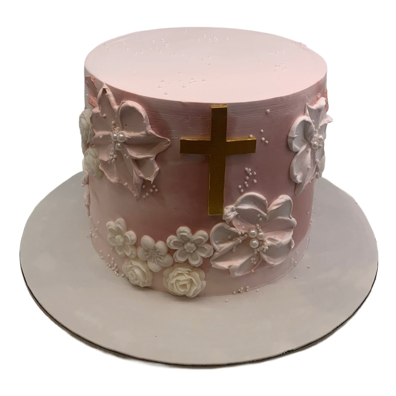 Sacred Pearl Blossom Cake