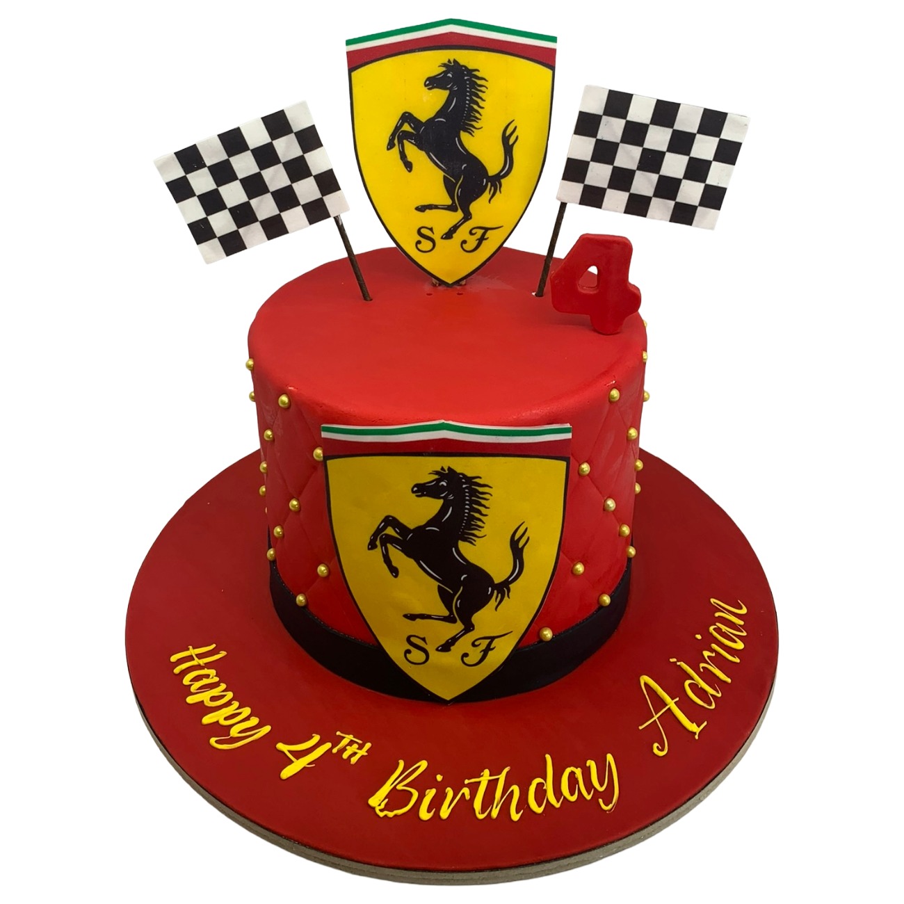 Scuderia Ferrari Racing Cake