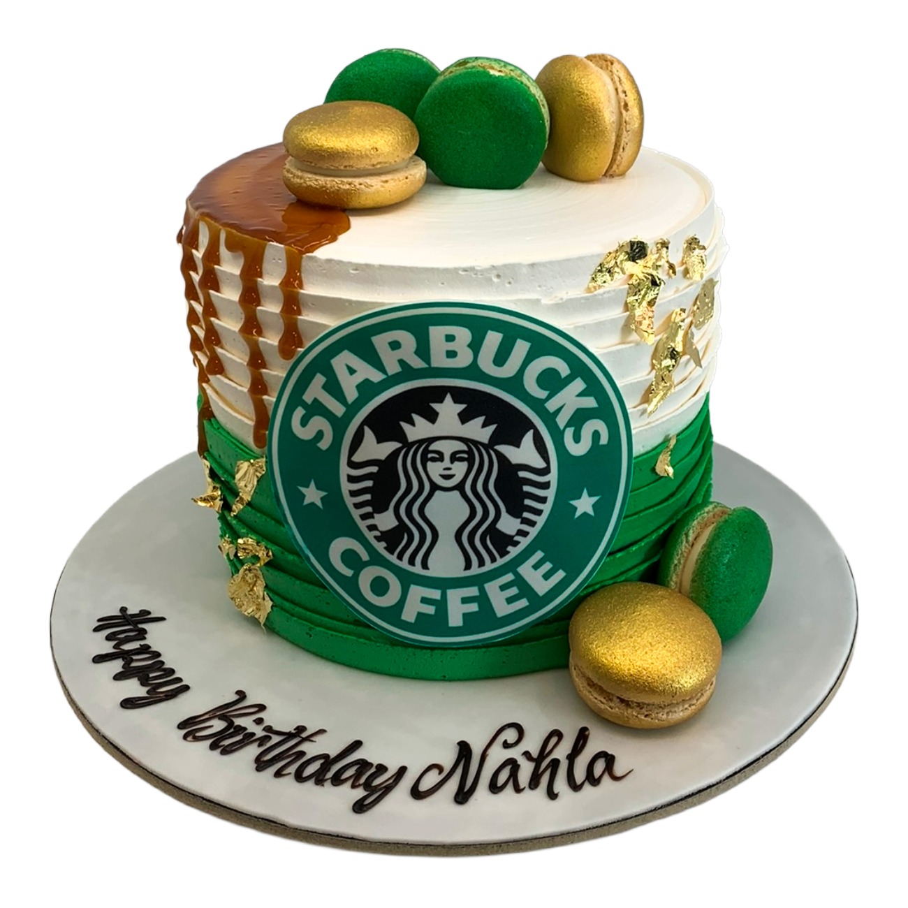 Signature Starbucks Caramel Macchiato Cake
