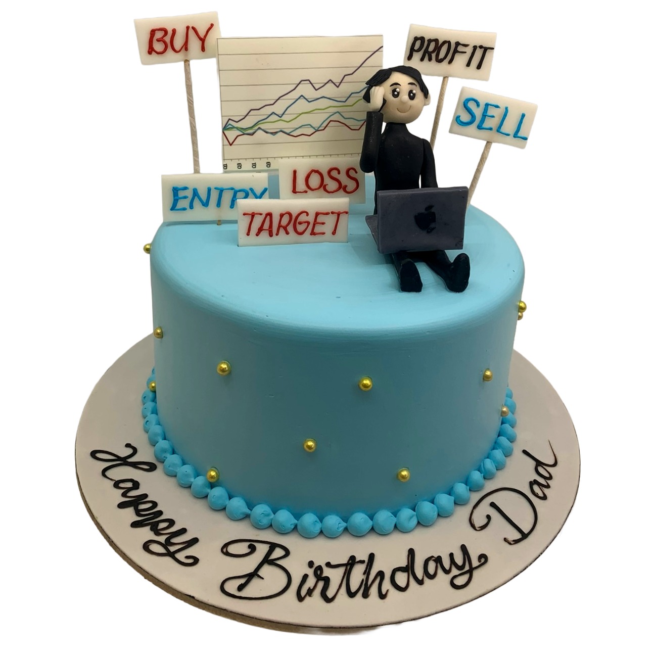 Stock Market Trader Cake