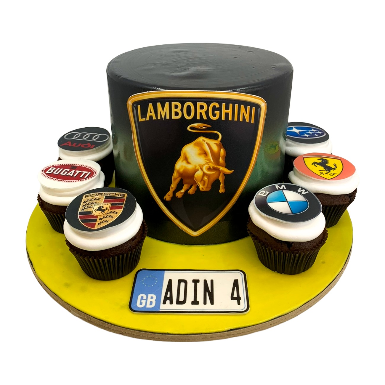 Supercar Elites Emblem Cake