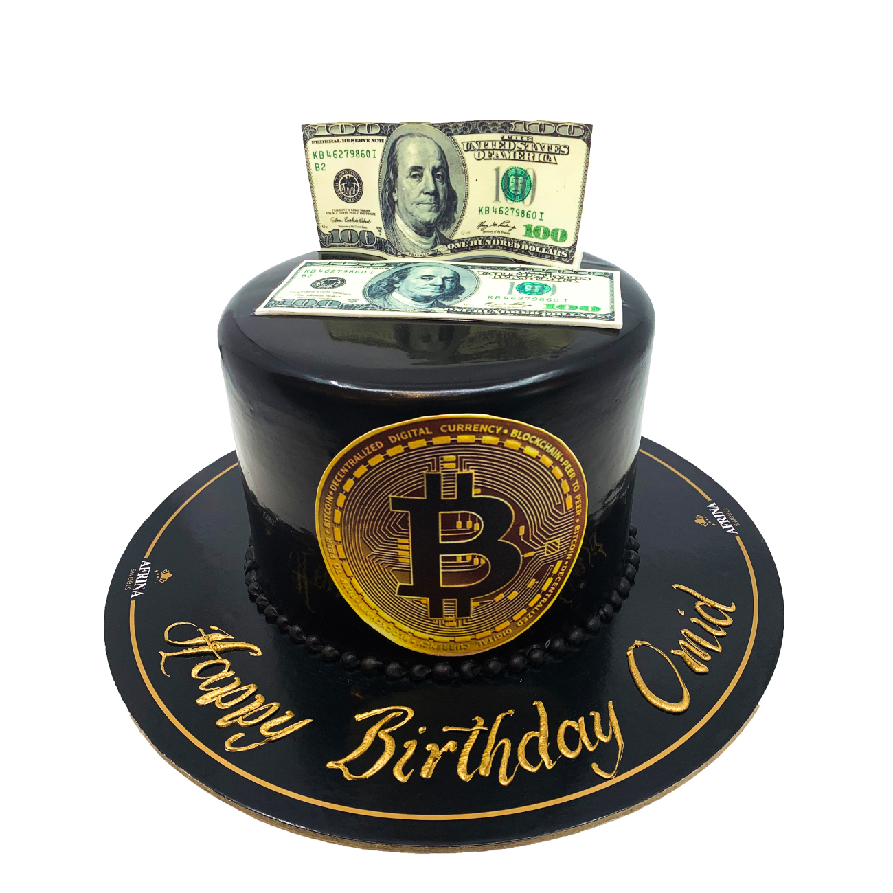 The Crypto Millionaire Cake
