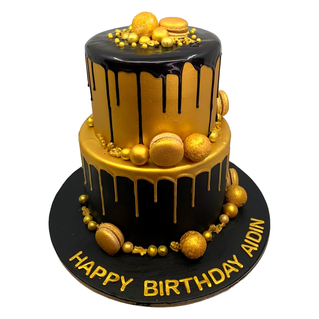 The Onyx & Gold Elegance Tower