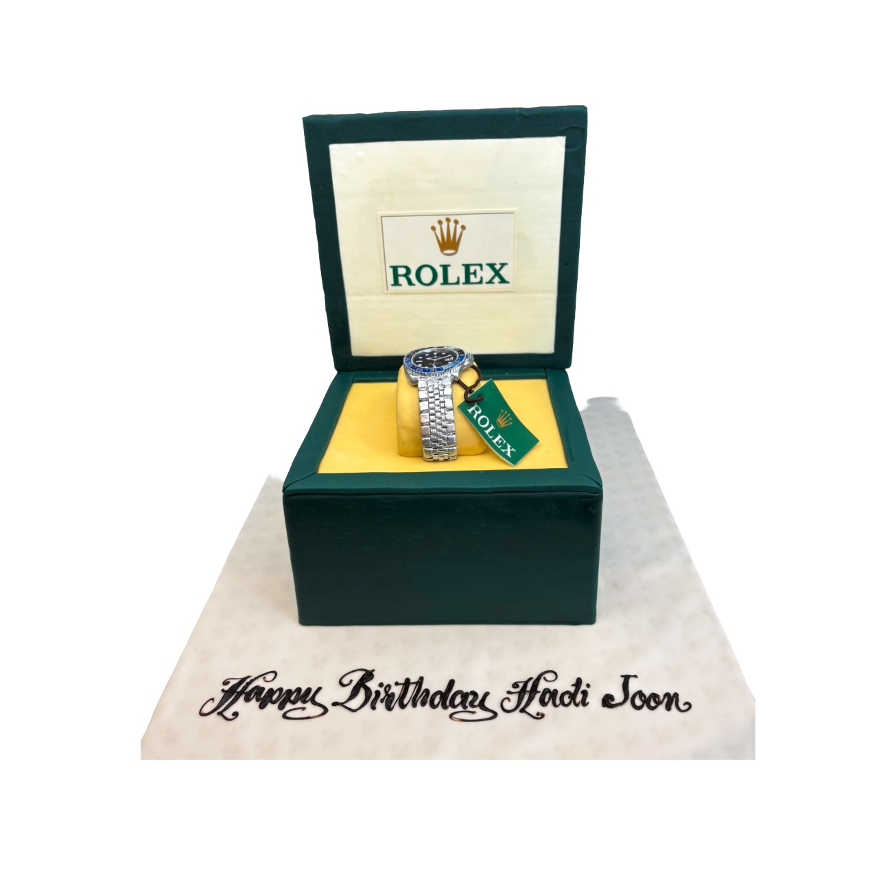 The Rolex Watchbox Cake