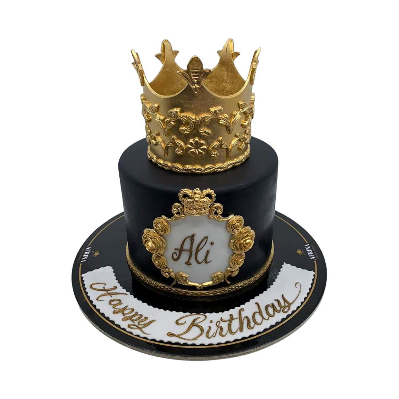 The Royal Crown & Crest Cake