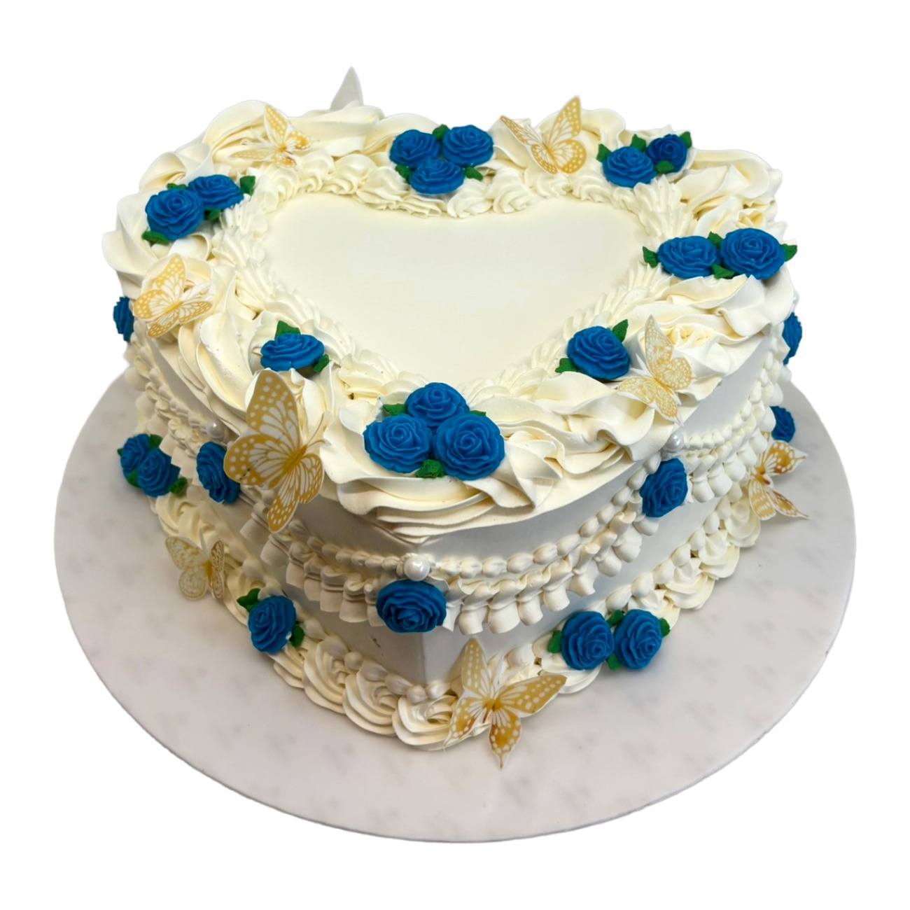 Vintage Royal Heart Cake