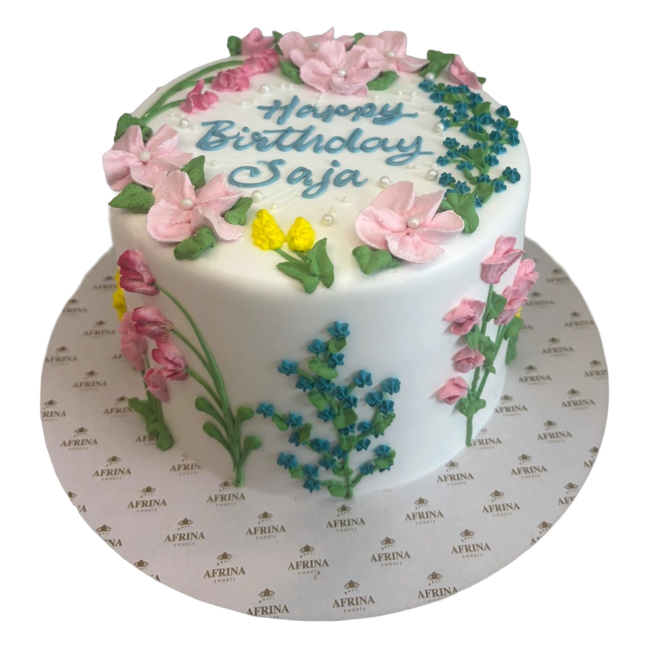 Wildflower Meadow Birthday Cake